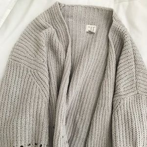 a new day comfy taupe cardigan